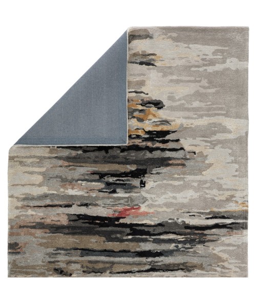 Jaipur Living Ryenn Handmade Abstract Gray/ Black Area Rug (8'X11')