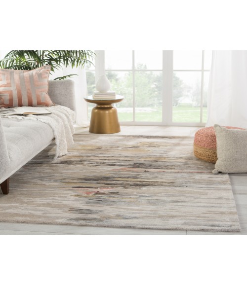 Jaipur Living Ryenn Handmade Abstract Taupe/ Blush Area Rug (8'X11')