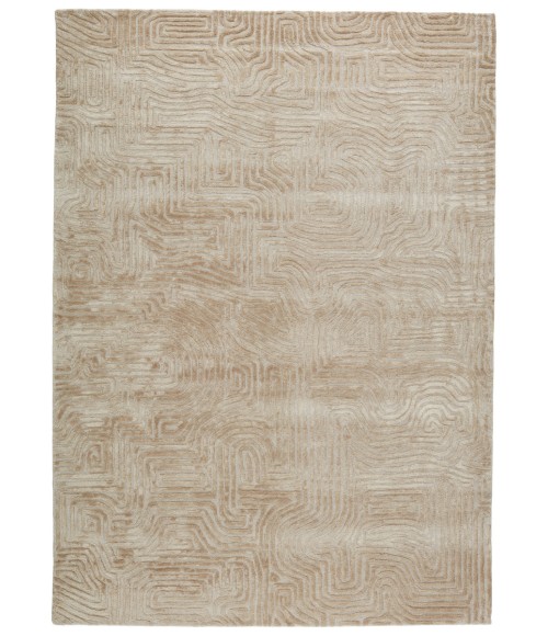 Genesis Area Rug Jaipur Living Impress Handmade Abstract Beige Round Rug (10')