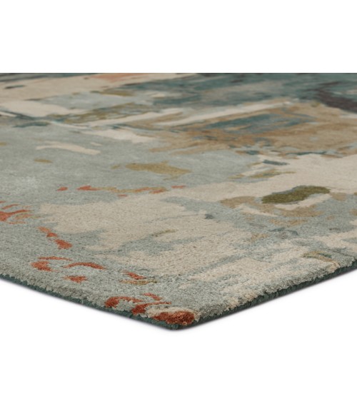 Jaipur Living Luella Handmade Abstract Green/ Gray Area Rug (8'X11')