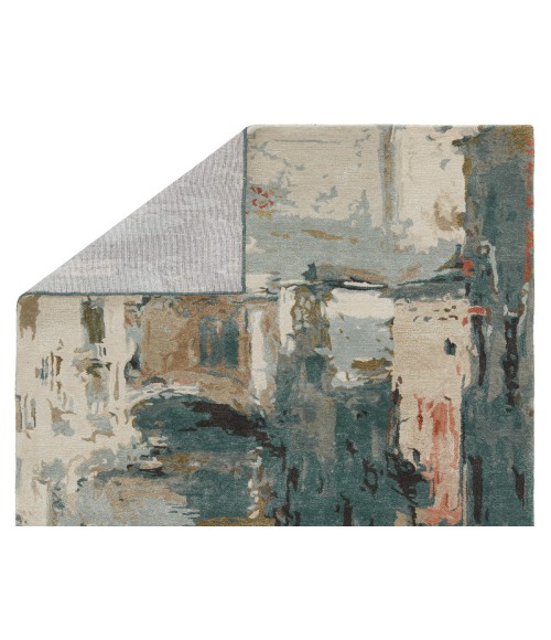 Jaipur Living Luella Handmade Abstract Green/ Gray Area Rug (8'X11')