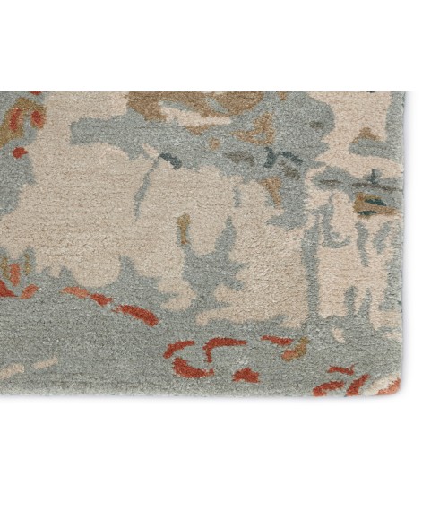 Jaipur Living Luella Handmade Abstract Green/ Gray Area Rug (8'X11')