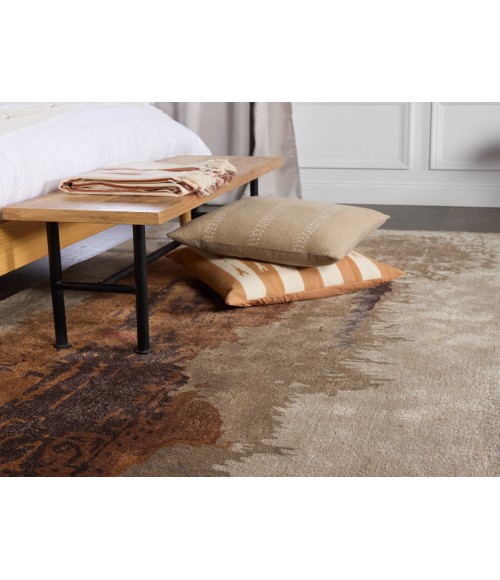 Jaipur Living Juna Handmade Abstract Red/ Brown Area Rug (5'X8')