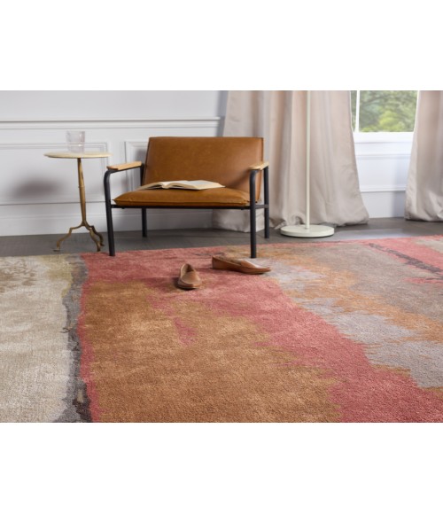 Jaipur Living Juna Handmade Abstract Red/ Brown Area Rug (5'X8')