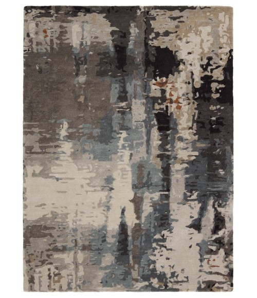 Jaipur Living Matcha Handmade Abstract Gray/ Black Area Rug (5'X8')