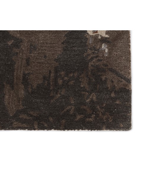 Jaipur Living Luella Handmade Abstract Brown/ Gray Area Rug (9'X12')