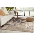 Jaipur Living Luella Handmade Abstract Brown/ Gray Area Rug (9'X12')