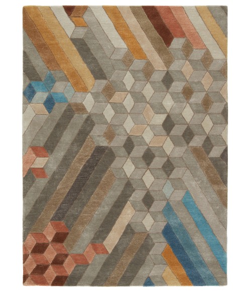 Genesis Area Rug Jaipur Living Cairns Handmade Geometric Multicolor/ Gray Area Rug (5'X8')