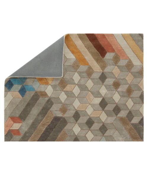 Genesis Area Rug Jaipur Living Cairns Handmade Geometric Multicolor/ Gray Area Rug (5'X8')