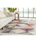 Jaipur Living Ruban Handmade Geometric Purple/ Beige Area Rug (10'X14')