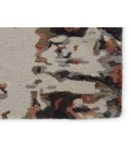 Jaipur Living Matcha Handmade Abstract Gray/ Red Area Rug 5'X8'