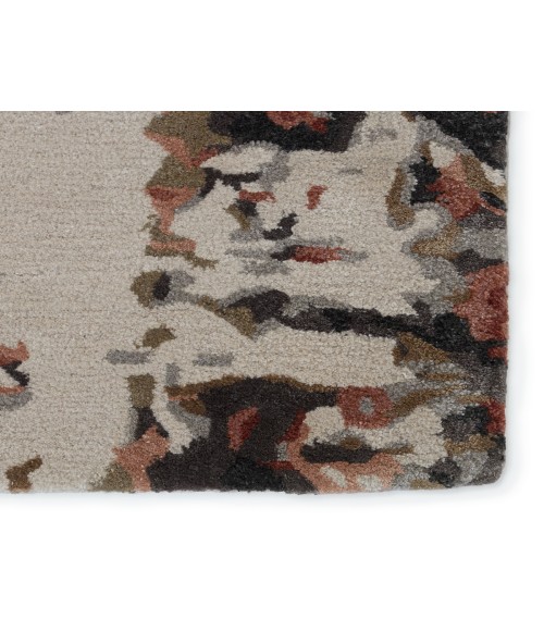 Jaipur Living Matcha Handmade Abstract Gray/ Red Area Rug 5'X8'
