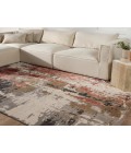 Jaipur Living Matcha Handmade Abstract Gray/ Red Area Rug 5'X8'