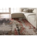 Jaipur Living Matcha Handmade Abstract Gray/ Red Area Rug 5'X8'