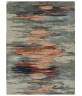 Jaipur Living Ryenn Handmade Abstract Sage/ Peach Area Rug 8'X11'