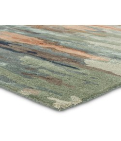 Jaipur Living Ryenn Handmade Abstract Sage/ Peach Ges61 Area Rug 8 ft. X 11 ft. Rectangle