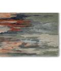 Jaipur Living Ryenn Handmade Abstract Sage/ Peach Area Rug 8'X11'