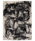 GRA02 Dusk Rug Jaipur Living Dusk Abstract Black/ Cream Area Rug 10'6"X14'