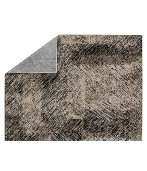 GRA04 Dairon Rug Jaipur Living Dairon Abstract Black/ Taupe Area Rug 8'X10'