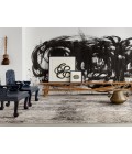 GRA04 Dairon Rug Jaipur Living Dairon Abstract Black/ Taupe Area Rug 8'X10'
