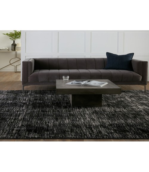 Jaipur Living Carbon Geometric Gray/ Black Area Rug 10'6"X14'