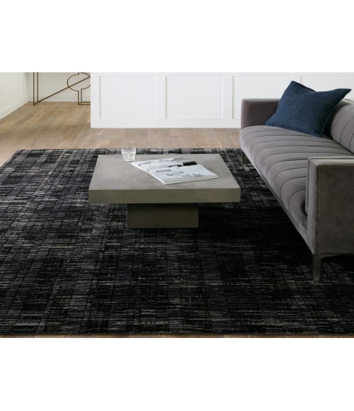 Jaipur Living Carbon Geometric Gray/ Black Area Rug 10'6"X14'