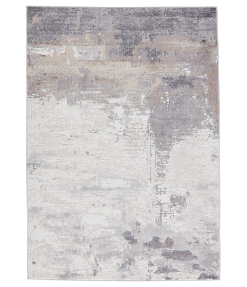 Vibe by Jaipur Living Forsythe Abstract Gray/ Ivory Area Rug (5'X8')