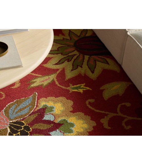 Jaipur Living Hacienda Red Rug HAC11 18 in. Swatch Square - Rugs Town Jaipur Living Hacienda Red HAC11 18 in. Swatch Square Rug