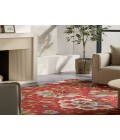 Jaipur Living Hacienda Red Rug HAC11 18 in. Swatch Square - Rugs Town Jaipur Living Hacienda Red HAC11 18 in. Swatch Square Rug