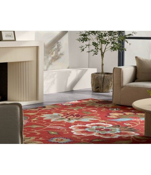 Jaipur Living Hacienda Red Rug HAC11 18 in. Swatch Square - Rugs Town Jaipur Living Hacienda Red HAC11 18 in. Swatch Square Rug