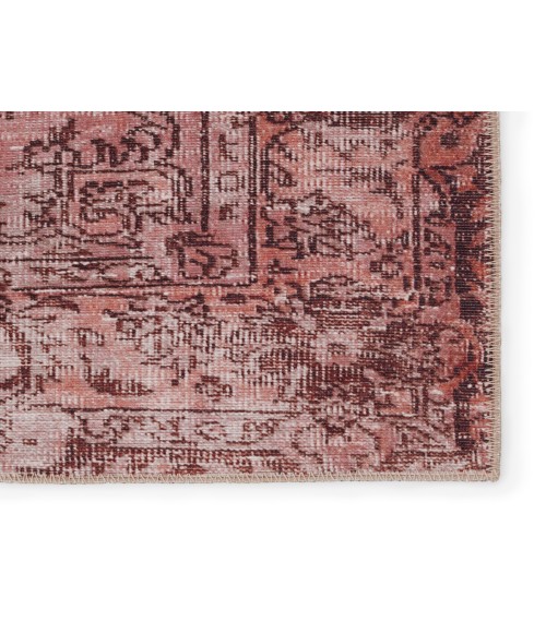 HBL02 Berxley Rug Kate Lester + Jaipur Living Berxley Medallion Rose/ Maroon Area Rug 9'X12'
