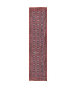 Jaipur Living Harman By Kate Lester Kalinar HBL04 Dark Red - Blue 2 ft. 6 in. X 10 ft. Rectangle Rug