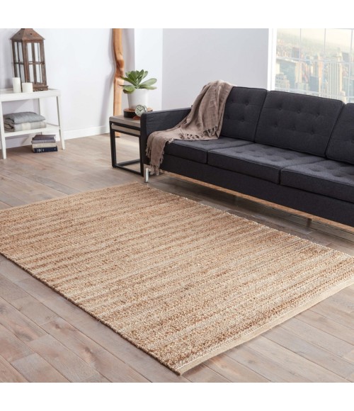 Jaipur Living Canterbury Natural Solid Tan/ White Area Rug (5'X8')