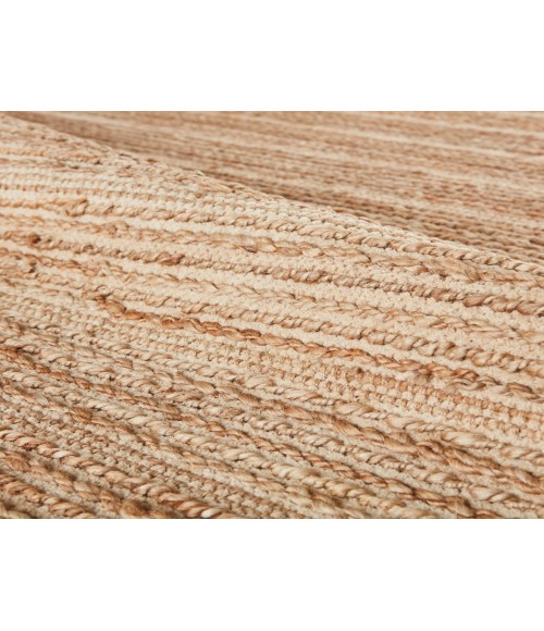 Himalaya Area Rug Jaipur Living Clifton Natural Solid Tan/ White Runner Rug (2'6"X9')