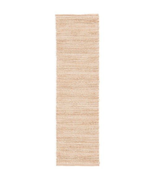 Himalaya Area Rug Jaipur Living Clifton Natural Solid Tan/ White Runner Rug (2'6"X9')