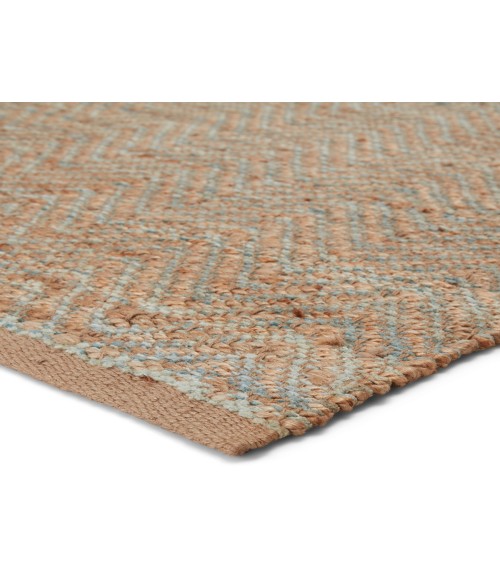 Jaipur Living Reap Natural Chevron Tan/ Green Area Rug (3'6"X5'6")