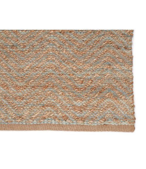 Jaipur Living Reap Natural Chevron Tan/ Green Area Rug (3'6"X5'6")
