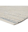 Jaipur Living Canterbury Natural Striped White/ Blue Area Rug (6'X9')