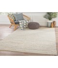 Jaipur Living Canterbury Natural Striped White/ Blue Area Rug (6'X9')