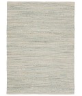 Jaipur Living Canterbury Natural Stripe White/ Turquoise Area Rug (2'6"X4')
