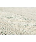 Jaipur Living Canterbury Natural Stripe White/ Turquoise Area Rug (2'6"X4')