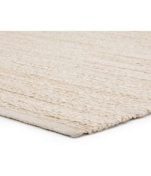 Jaipur Living Canterbury Handmade Solid White/ Beige Area Rug (2'6"X4')