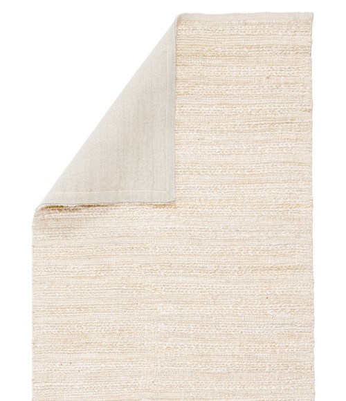 Jaipur Living Canterbury Handmade Solid White/ Beige Area Rug (2'6"X4')