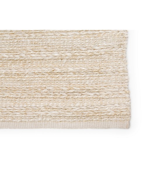 Jaipur Living Canterbury Handmade Solid White/ Beige Area Rug (2'6"X4')