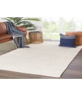 Jaipur Living Canterbury Handmade Solid White/ Beige Area Rug (2'6"X4')