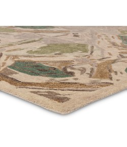 Jaipur Living Honeycomb By Zoe Bios Orto Botanica HNC02 Green - Taupe 6 ft. X 9 ft. Rectangle Rug
