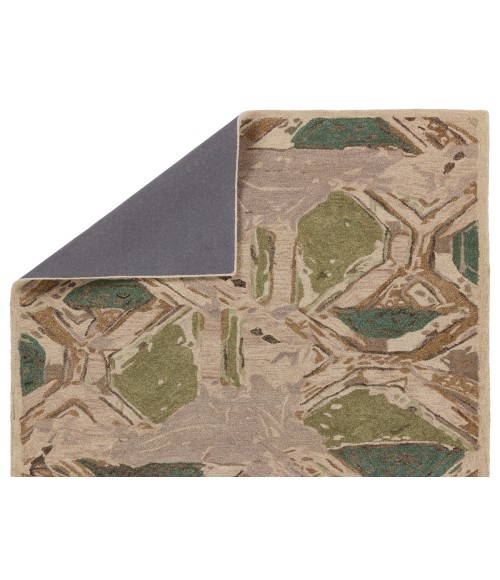Jaipur Living Honeycomb By Zoebios Green HNC02 6 ft. X 9 ft. Rectangle Rug
