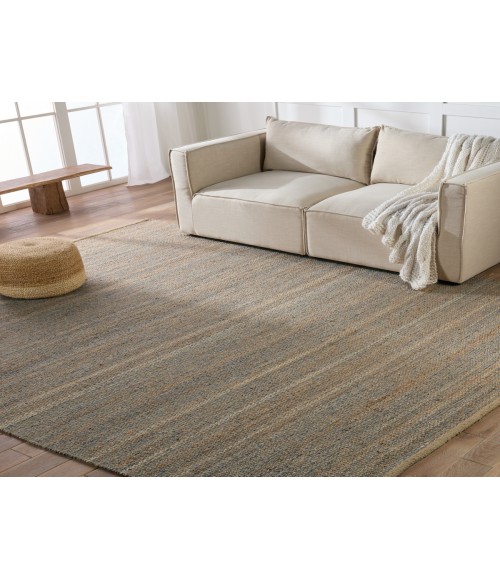 Kate Lester + Jaipur Living Rosier Handmade Solid Beige/ Gray Area Rug 10'X14'