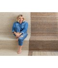 Kate Lester + Jaipur Living Rosier Handmade Solid Beige/ Gray Area Rug 10'X14'