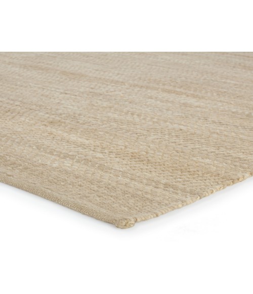 Kate Lester + Jaipur Living Esdras Handmade Solid Beige/ Gray Area Rug 9'X12'